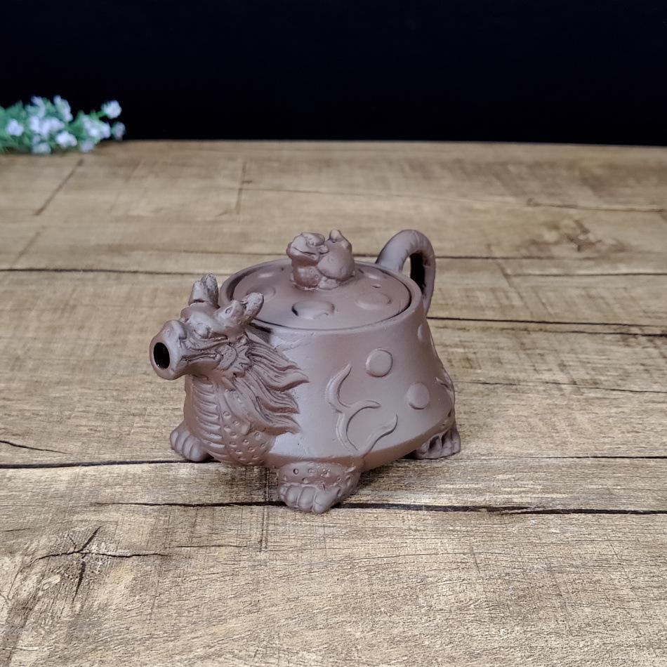 无釉小龟龙壶180毫升