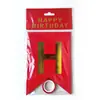 Venta al por mayor de fábrica banderín de cumpleaños estampado cola de pez banderín feliz cumpleaños decoración pancarta suministros para diseño de fiesta de cumpleaños