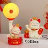 Lámpara de Boda para Gatos Luckies Adornos de Decoración Hogareños Para Recién Casados Lámpara Larga Lámpara de Mesita de Noche Lámpara de Mesa Creativa Regalo de Acompañamiento para Recién Llegados