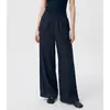 Pantalones Casuales Adelgazantes de Cintura Alta Simples para Mujer, Nueva Colección Verano 2026, Mezcla de Tencel y Lino, Pantalones Elegantes y de Moda
