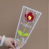 Buquês de Tricô de Lã, Flores Artificiais, Pompons de Crochê Feitos à Mão, Flores Simuladas, Produtos Acabados de Flores de Lã, Presentes para o Dia dos Namorados e Dia dos Professores