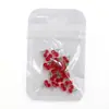 Accesorios de Arte de Uñas de Dibujos Animados de Verano Celebridad de Internet Mini Cereza Hielo Transparente Fruta Roja Diamante de Resina Decoración de Uñas DIY