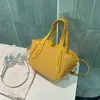 Bolso Casual de Nicho 2026 Verano Nuevo Bolso Cruzado de Hombro Único Versión Coreana Color Sólido Bolso Cubo de Mano de Moda