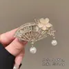Broche para Terno, Flor de Peito Anti-Exposição com Laço, Broche de Peito de Verão, Botão Anti-Exposição para Camisa Sem Costura, Alfinete de Segurança Versátil
