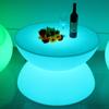 Mesa Bar de Lazer Colorida Luminosa LED KTV Mesa de Bar Transparente à Prova d'Água Mesa de Café e Cadeira Bar Externo Móveis Luminosos