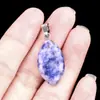 Colgante Ojo de Caballo de 1461-22 mm Cristal Natural Piedra Semipreciosa Colgante Ojo de Caballo Accesorios para Pendientes y Collares DIY