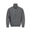 Suéter de punto para hombre con patrón de rombos estilo Old Money, colección otoño/invierno, con un diseño único, adecuado para la oficina y con cuello semi-alto.