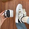 Zapatillas Casual Personalizadas de Suela Gruesa para Aumentar Altura Fufu Zapatos Blancos Otoño 2025 Nuevos Zapatos para Estudiantes de Suela Gruesa para Deporte y Ocio