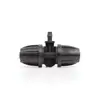 Conector de tubo de lã para jardinagem 812 912 de passagem reta de três vias dispositivo de irrigação de jardim micro pulverizador sistema de irrigação automática conector de irrigação por gotejamento