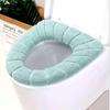 Almofada de assento de vaso sanitário universal capa de assento de vaso sanitário doméstico almofada de inverno espessada capa de vaso sanitário almofada de assento de vaso sanitário lavável