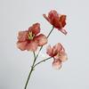 Oferta especial: 3 Cabeças de Tulipas Artificiais 3D, Grandes Arranjos de Flores Artificiais para Casamentos, Decoração de Sala de Estar, Arranjos de Casamento, Presentes de Natal