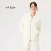 Cardigan Feminino Outono e Inverno Novo Lã Gola Alta Rachado Casual Solto e Confortável Normcore Gola Redonda Cardigan