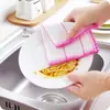 Ventas directas de fábrica Paño de cocina de algodón de cinco capas/Paño de cocina de hilo de algodón sin aceite/Estropajo para desengrasar y eliminar manchas del hogar