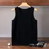 Camiseta regata de cashmere com gola U para outono e inverno para homens, camada base de lã tricotada, camiseta base curta de cor sólida