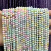 Suministrado directamente por el fabricante: cuentas redondas pequeñas de piedra natural, cuentas de arroz, cristal, turmalina, cuentas redondas de ágata, materiales hechos a mano para DIY, accesorios para pulseras