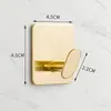 Ganchos de Aço Inoxidável Transfronteiriços, Ganchos Adesivos Fortes, Sem Furos, Ganchos Individuais Sem Marcas, Ganchos de Ferramentas para Roupas, Ganchos de Metal para Casacos e Chapéus
