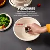 Tazones de Papel Desechables para Comercio Exterior Transfronterizo, Uso Comercial y Doméstico, Vajilla Redonda para Servir Comida, Juego de Tazones y Palillos, Biodegradable y Espesado
