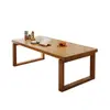 Mesa Longa de Madeira Maciça Cuidadosamente Selecionada para Uso na Sala de Estar, Mesa com Tampo Grande, Mesa de Trabalho, Mesa de Estudo, Mesa de Jantar Mobien