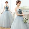 Vestido de Casamento Colorido 2026 Novo Estilo Saia Tutu para Apresentação Solo Vestido Longo para Estúdio Fotográfico de Anfitrião Vestido de Apresentação para Reunião Anual para Mulheres