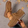 Zapatos de Mujer de Nuevo Tamaño Grande para Exportación Europea y Americana 2025 Otoño Zapatos Casuales de Suela Plana Zapatos de Mujer Transfronterizos