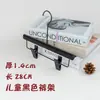 Percha infantil de madera maciza negra flocado antideslizante sin costuras para colgar ropa almacenamiento tienda de ropa LOGO mayoreo