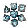 Dados de Resina Longan para D&D Producto Más Vendido en Amazon Grupo de Corredores Coc Cápsulas D20-D47