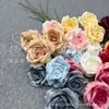 3 Rosas Grandes, Diseño de Escenario de Boda, Decoración de Pared de Flores, Flores Artificiales, Accesorios para Fotos, Rosas de Diamante