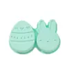Molde de Silicona para Conejo y Huevo de Pascua Molde de 2 Cavidades para Hornear Pasteles Hacer Chocolates Dulces y Proyectos DIY Silicona de Grado Alimenticio Fácil de Usar y Limpiar Ideal para Dulces de Pascua