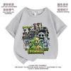 ZOONOMALY deformidade roupas de zoológico infantil nova manga curta masculina infantil roupa camiseta algodão puro estudantes moderno roupas de verão