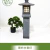 Simulación de farol de palacio de piedra falsa, paisajismo de patio, accesorios decorativos, decoraciones de roca, paisaje, mobiliario, acero decorativo, vidrio, piedra