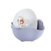 Cesto Escorredor Doméstico de Plástico de Camada Dupla Simples Nórdico para Lavar Legumes Frutas Coador de Arroz de Cozinha Cesto de Limpeza