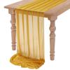 Escena de Decoración de Boda de Estilo Europeo Amazon Navidad Mantel de Tul Chifón Decoración de Boda Tapete de Mesa Mesa de Comedor