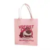 Bolsa Tote Tendência de Feltro com Transfer de Calor Novo Estilo Bolsa para Estudo de Desenho Animado Bolsa para Lancheira Bolsa Tote Cem Dias Bolsa de Compras Estampada