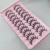 Nuevas Pestañas Postizas de Dibujos Animados Barbie Rizadas Gruesas Pestañas Deviruchi Estilo Europeo y Americano Terrier Duro Pestañas Postizas de Una Pieza Nuevas