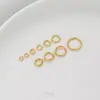 Argolas Abertas para Materiais de Joias DIY, Argolas Simples Planas, Argolas de Chaveiro, Argolas de Ferro, Argolas de Conexão, Acessórios para Pingentes