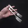 Cuchillo, Tenedor, Cuchara de Acero Inoxidable, Cuchillo para Filete Redondo de Restaurante, Tenedor, Cuchara para Sopa, Cuchara de Postre, Tenedor, Cucharilla de Café, Juego Sencillo de Cubiertos Occidentales