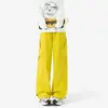Pantalones casuales softshell personalizados/a prueba de tres (agua, viento, suciedad) para hombres y mujeres, estilo dopamina de otoño, multicolor, pantalones de trabajo rectos holgados para exteriores