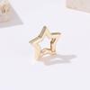 Zhongxing amor estrella de cinco puntas brillante giro hebilla de resorte collar pulsera hebilla de conexión hebilla universal accesorios de joyería diy