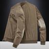 Casaco Masculino Veludo Cotelê Novo Estilo Workwear Solto Roupa de Cima Masculina Gola Baseball Vintage Forrado com Lã Masculino