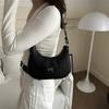 Nuevo Bolso Cruzado de Hombro Bajo el Brazo para Mujer, Texturizado de Moda Estilo Francés, 2026, Casual, Decorado con Lazo, Estilo Retro