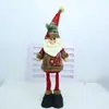 Tela a Cuadros Copo de Nieve Retro Navideño Muñeca Elástica Decoración para Hotel Centro Comercial Adornos de Arreglo Estilo Retro