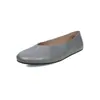 Zapatos planos bajos minimalistas de tres colores, zapatos de abuela de cuero genuino, nuevos zapatos de mujer estilo ballet de piel de vaca de capa superior, zapatos de bruja