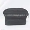 Bolsa de Cosméticos de Algodón con Veta Horizontal Bolsa de Cosméticos con Forma de Abanico Bolsa de Cosméticos Portátil para Necesidades Diarias Bolsa de Cosméticos de Tela Personalización