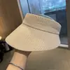 Sombrero visera de lino de moda para mujer para viajar, plegable, adelgazante del rostro, sombrero de punto para protección solar al aire libre, moderno