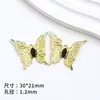 Estilo Europeo y Americano Estilo Ins Accesorios Aleación Diamante Mariposa Rosa Colgante Pulsera DIY Collar Colgante Material de Joyería