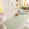 Cojín de Sofá de Chenilla de Color Sólido, Moderno Simple Antideslizante Lavable a Máquina, Manta de Sofá de Una Pieza Moderna Simple para Sala de Estar