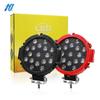 Luz de trabalho para veículo off-road 7 polegadas luz estroboscópica modificada Luz LED para para-choque dianteiro Luz de teto para caminhão Luz de inspeção 51W
