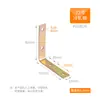 Hierro Angular Engrosado Color Zinc Escuadra Angular de 90 Grados Soporte de Estante en Ángulo Recto Pieza de Hierro para Fijación de Mesa y Silla de Tablero de Madera Escuadra Angular de Mueble y Gabinete
