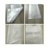 Bolsa Tote Po Transparente Engrosada Perforada, Bolsa de Regalo para Ropa, Bolso de Mano para Joyería Dorada con Impresión a Color