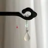 Pasador de Madera Nuevo Estilo Chino Pasador de Pelo Estilo Antiguo Pasador de Pelo para Mujer Alta Calidad Sentido de Suzuki Orquídea Estilo Nacional Combinación Falda de Cara de Caballo Pelo Pasador de Pelo